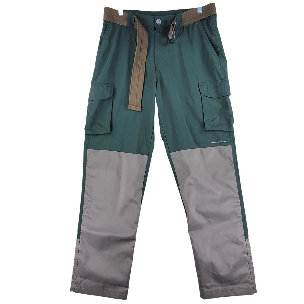 Columbia PHG Cargo Pants Mens 34x31.5 Green Omni-Shield Blood N Guts Hunting
